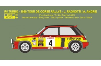 Transkit – Renault 5 Turbo - 1980 Tour de Corse - Ragnotti 1/24